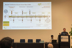 Marc Mier holding a presentation