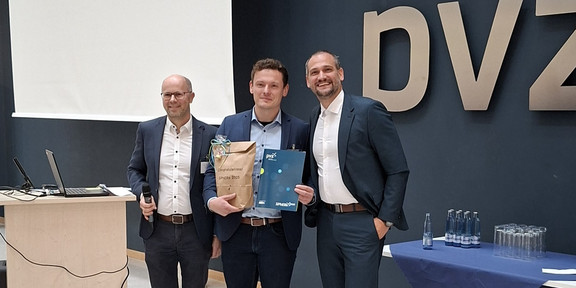 Marc Meier as winner of the young researcher award