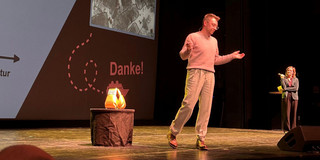 Lukas Seppelfricke on stage