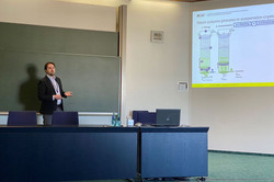 Jonas is holding a presenation