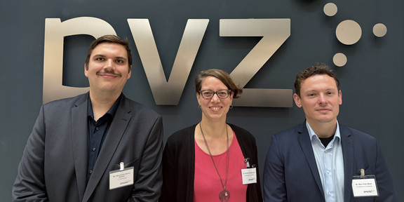 Maximilian Kattner, Kerstin Wohlgemuth and Marc Meier at the pvz
