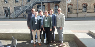 The photo shows the members of the crystallization group
