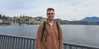 Jan Hohlmann at Lake Lucerne